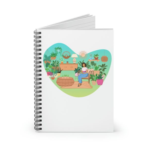 Spiral Notebook - Ruled Line - Happy Place III