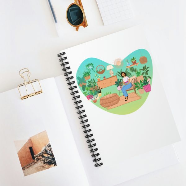 Spiral Notebook - Ruled Line - Happy Place III - Image 5