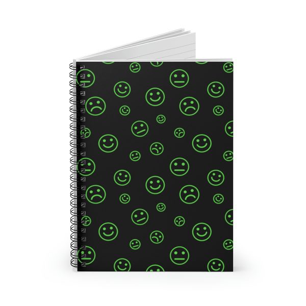Emotions Green (spiral, lined notebook)