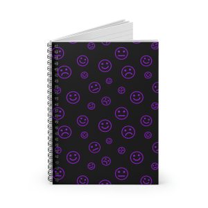 Emotions Purple (spiral, lined notebook)