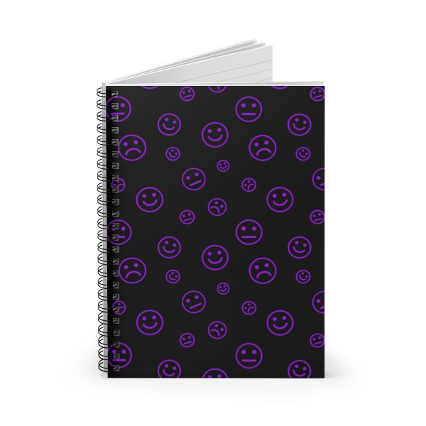Emotions Purple (spiral, lined notebook)